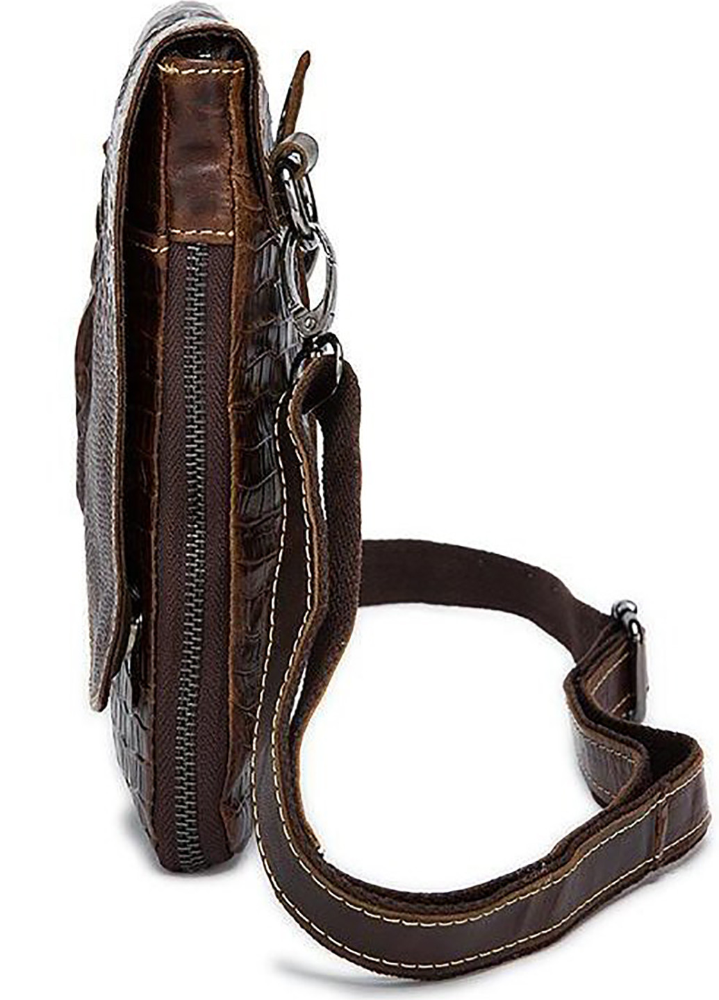 Мужская кожаная сумка 21х17х1 см Vintage (242188673)