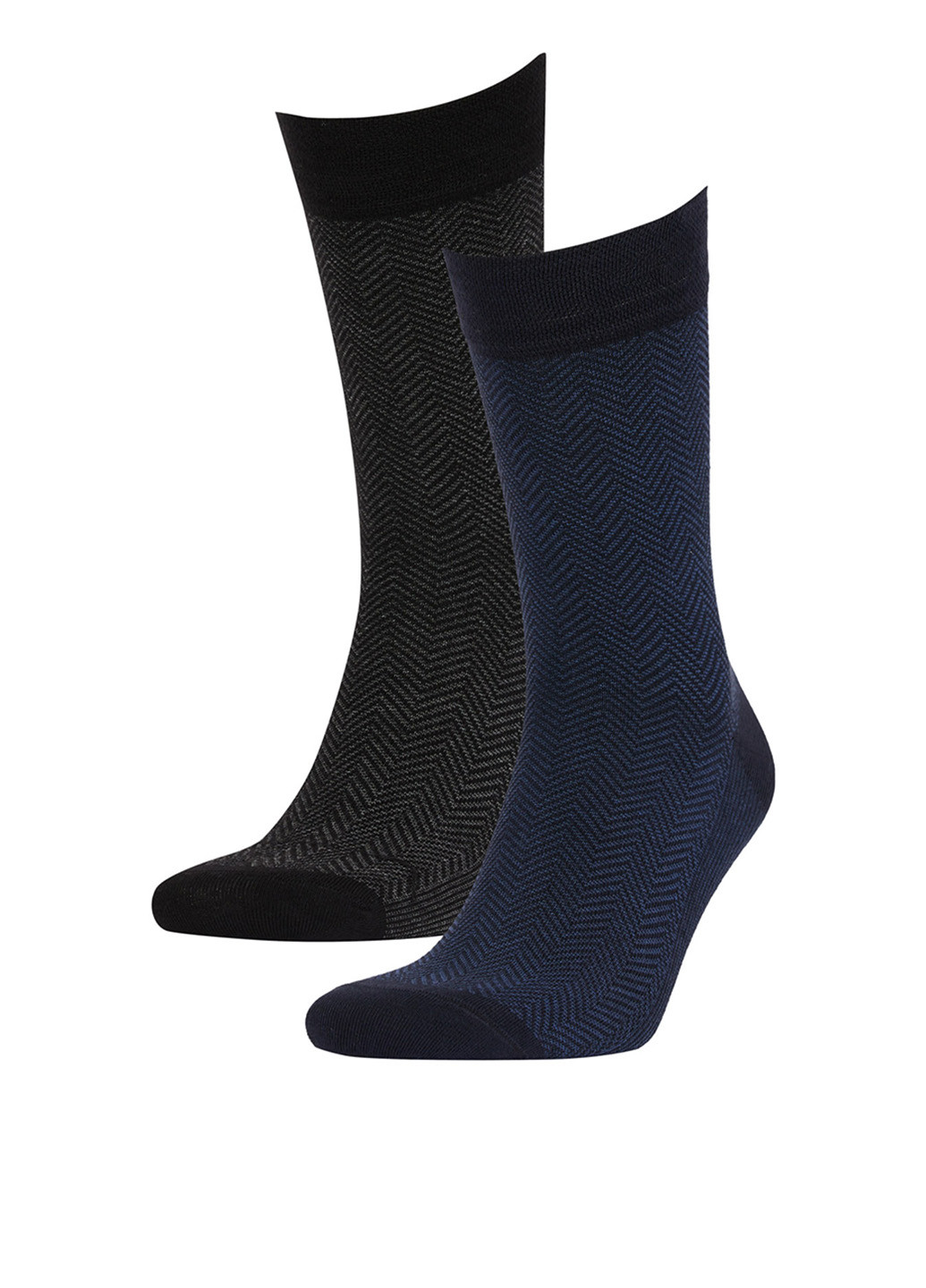 Шкарпетки (2 пари) DeFacto сіро-сині кежуали