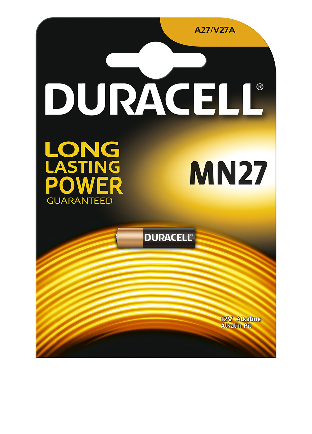 Батарейка алкалиновая 12V MN27 (1шт.) Duracell (43215142)