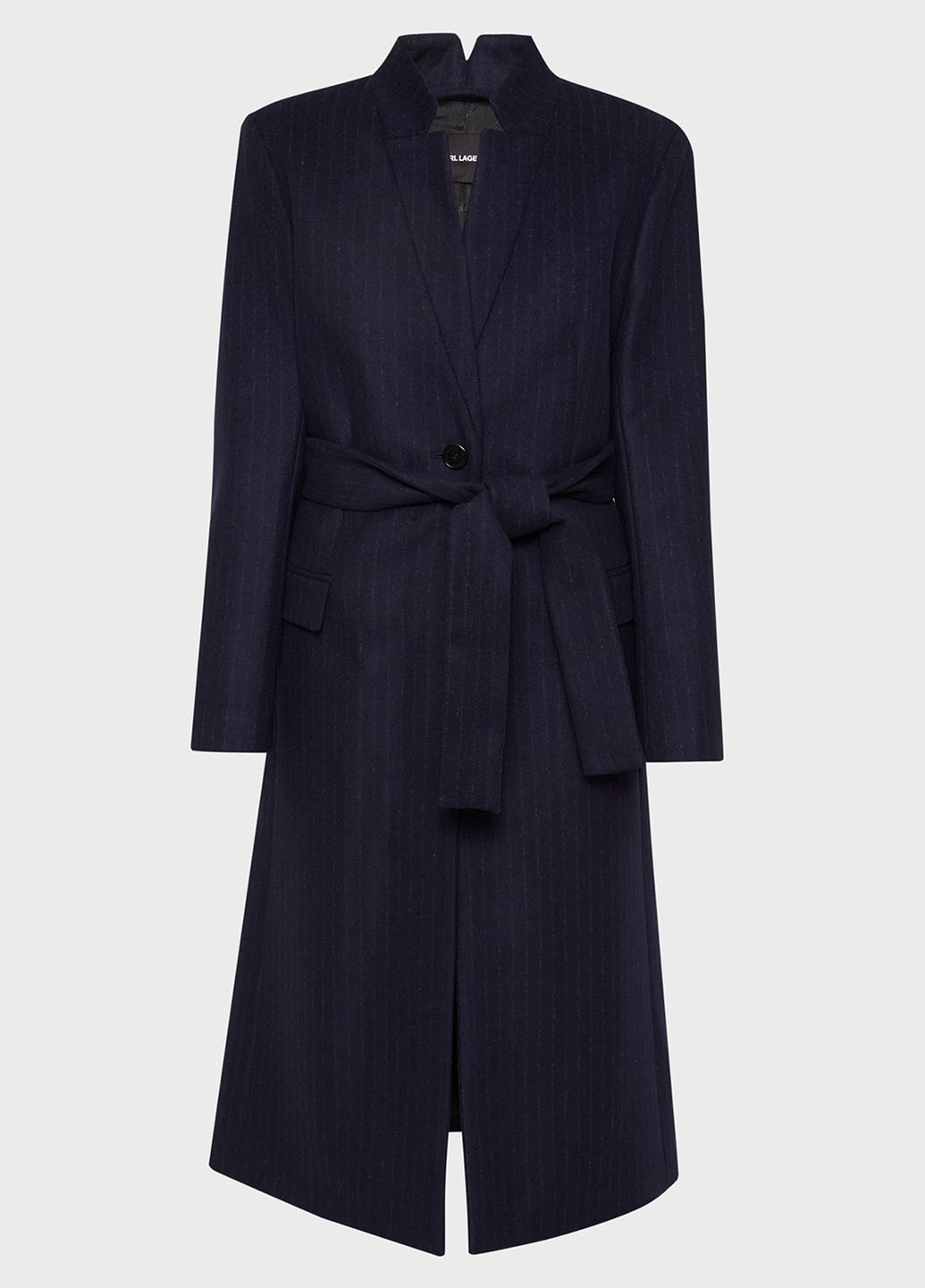 Синє демісезонне Пальто однобортне Karl Lagerfeld