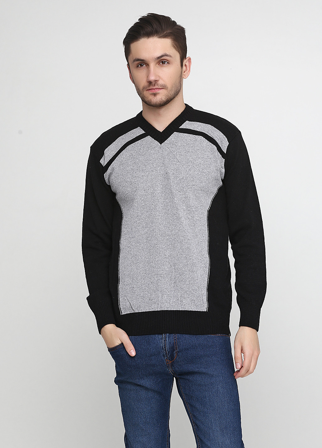 Темно-сірий демісезонний пуловер пуловер Enbiya