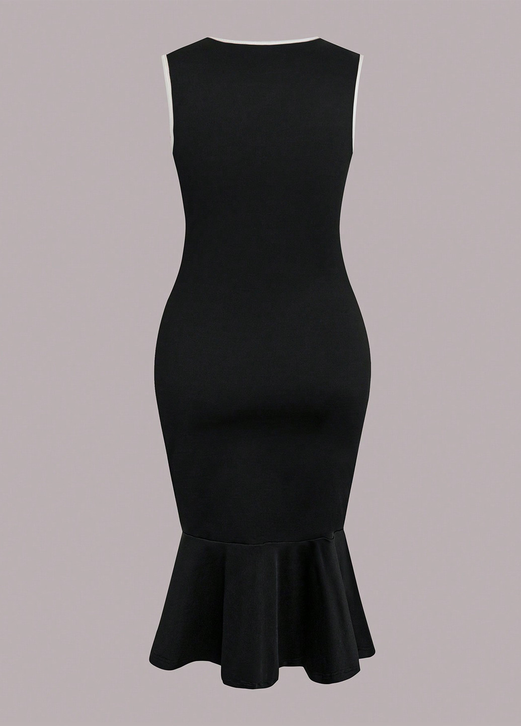 Черный демисезонный комплект (жакет, платье) SHEIN