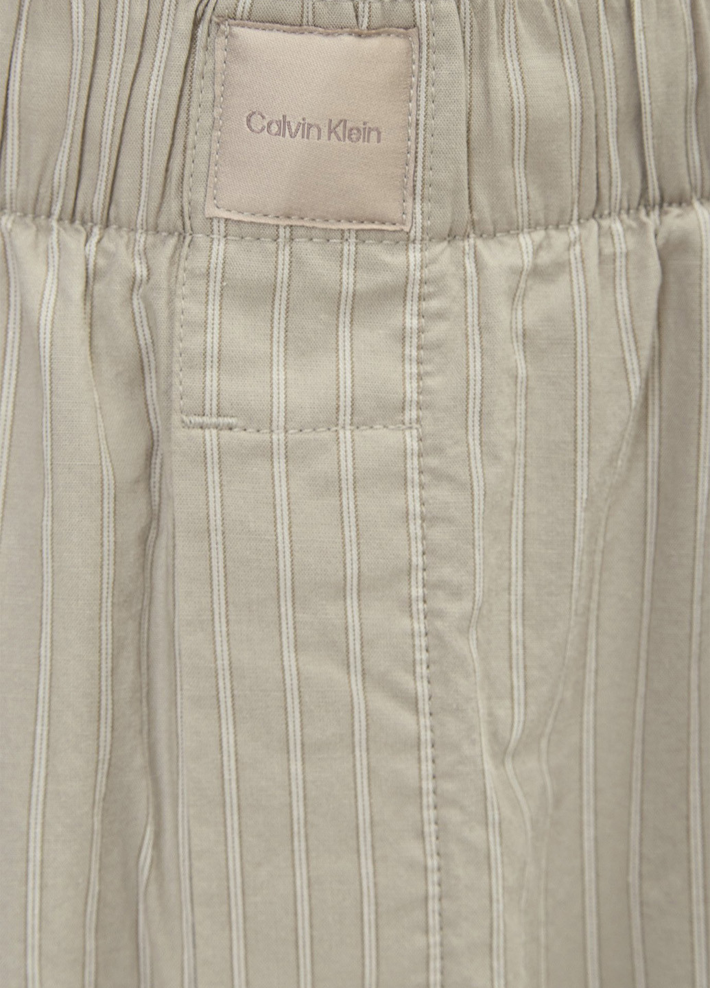Серо-бежевые домашние демисезонные брюки Calvin Klein