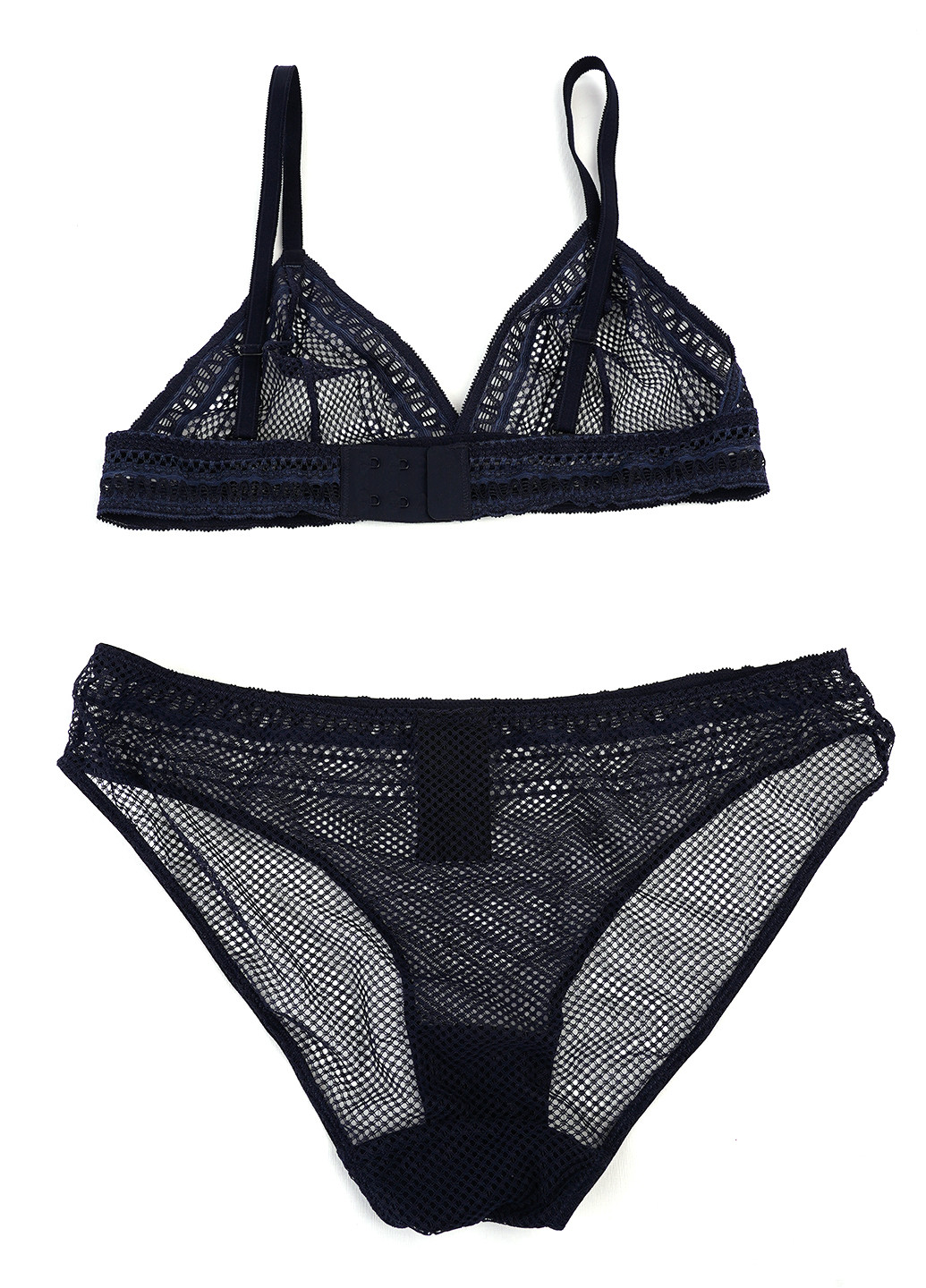 Темно-синий демисезонный комплект (бюстгальтер, трусики) & Other Stories