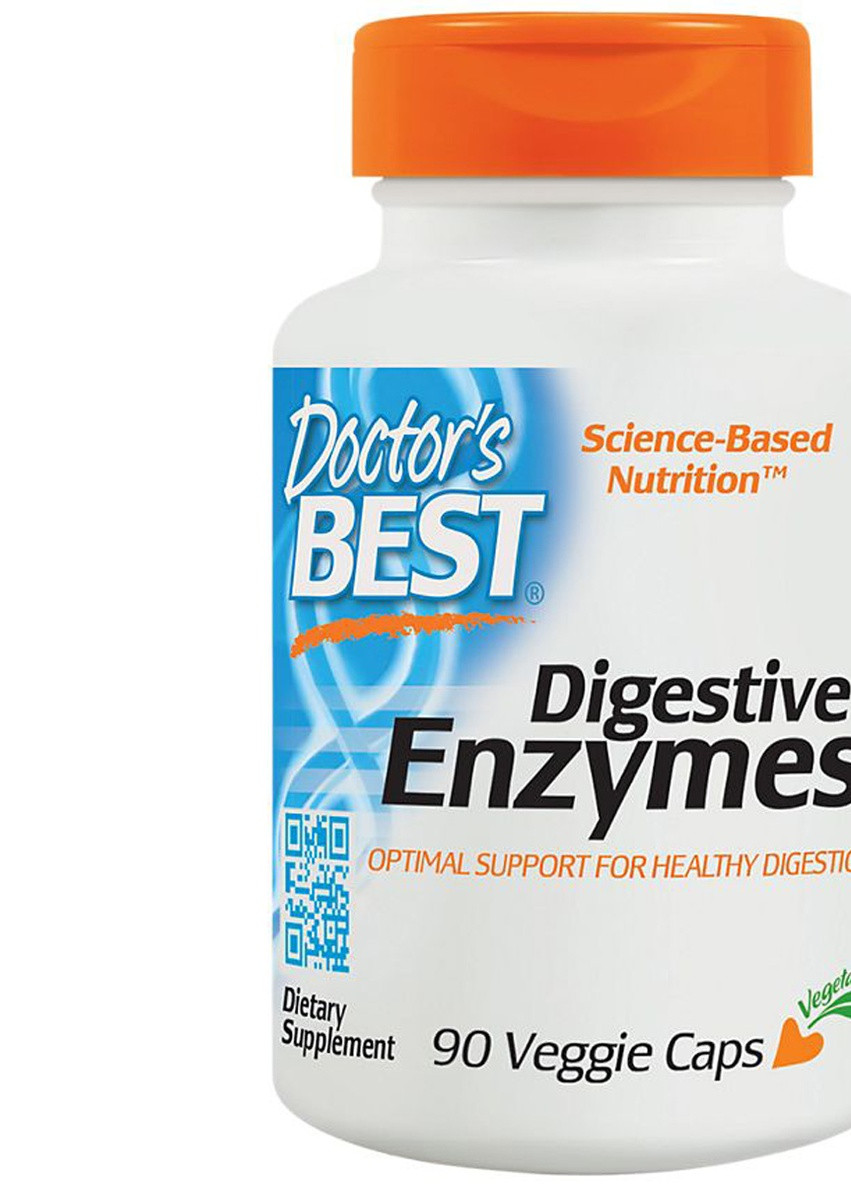 Пищеварительные ферменты, Digestive Enzymes,, 90 капсул Doctor's Best (228292276)