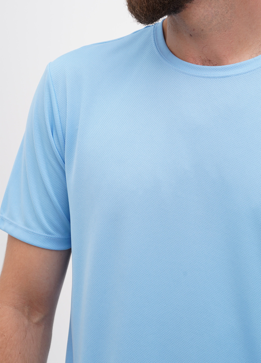 Голубая футболка Asics
