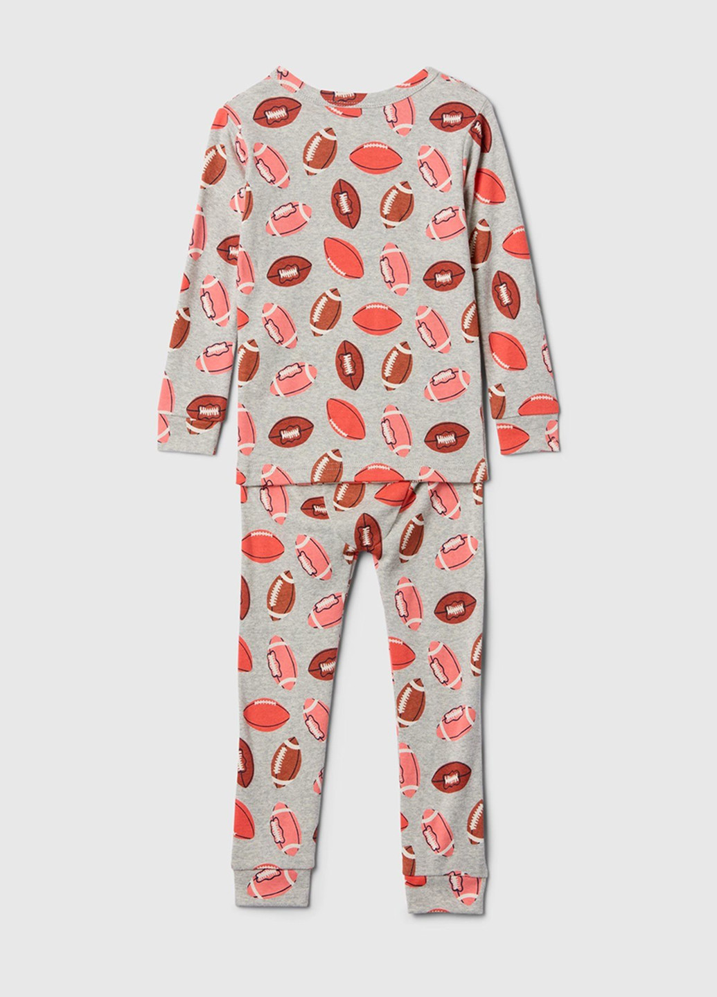 Серая всесезон пижама (лонгслив, брюки) лонгслив + брюки Gap