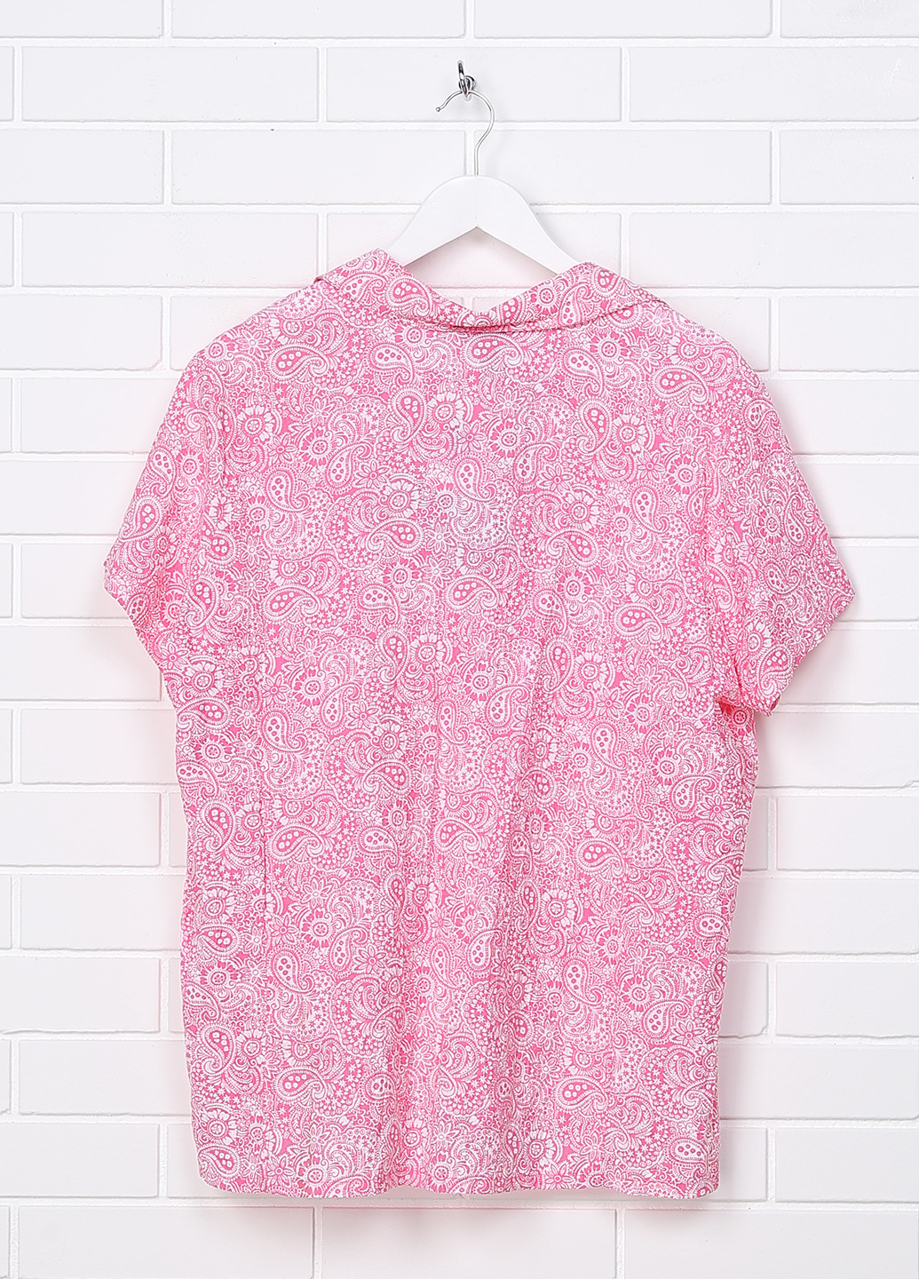 Розовая кэжуал рубашка с абстрактным узором White Stag