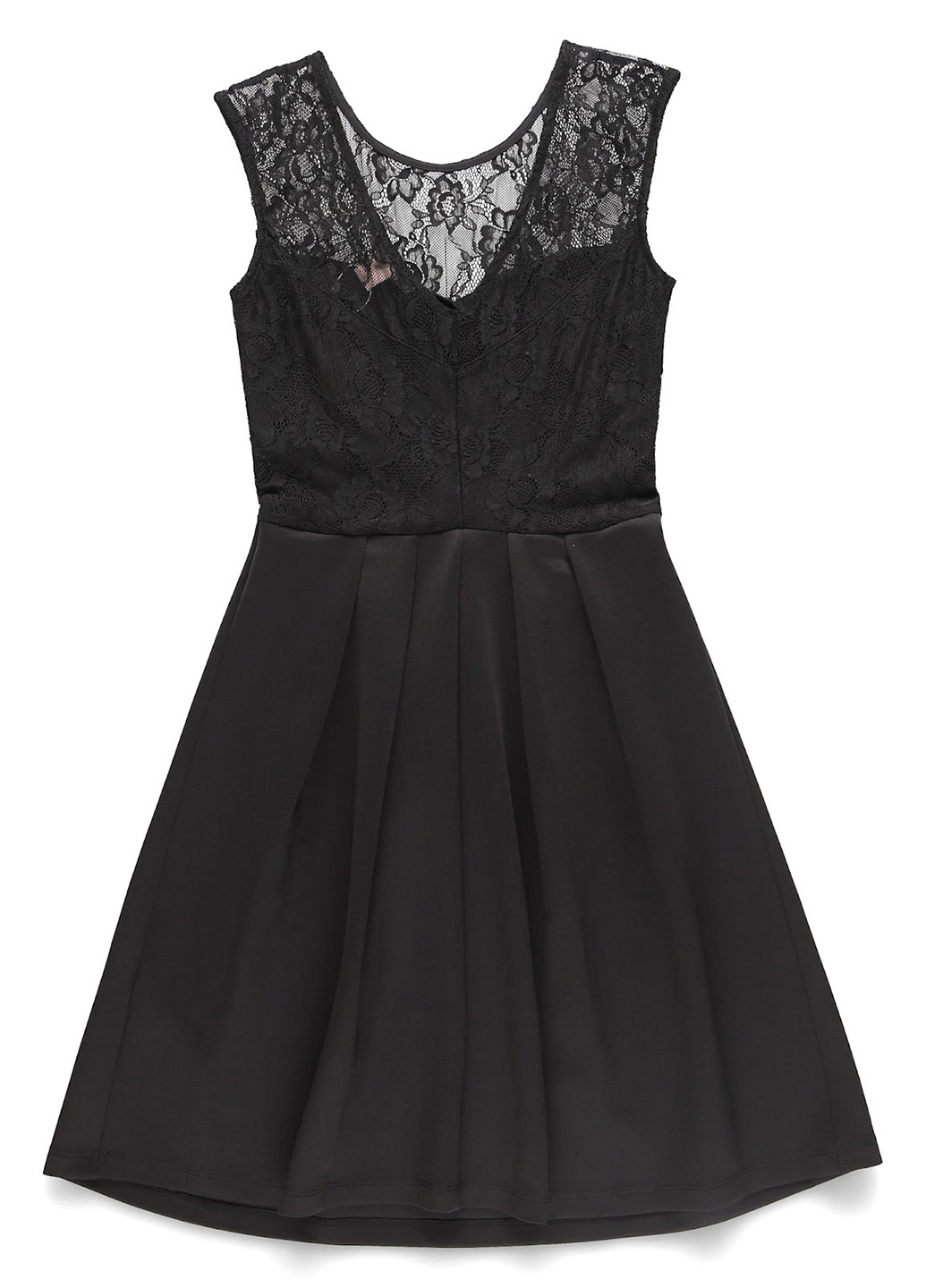 Черное кэжуал, коктейльное платье клеш Anna Field однотонное