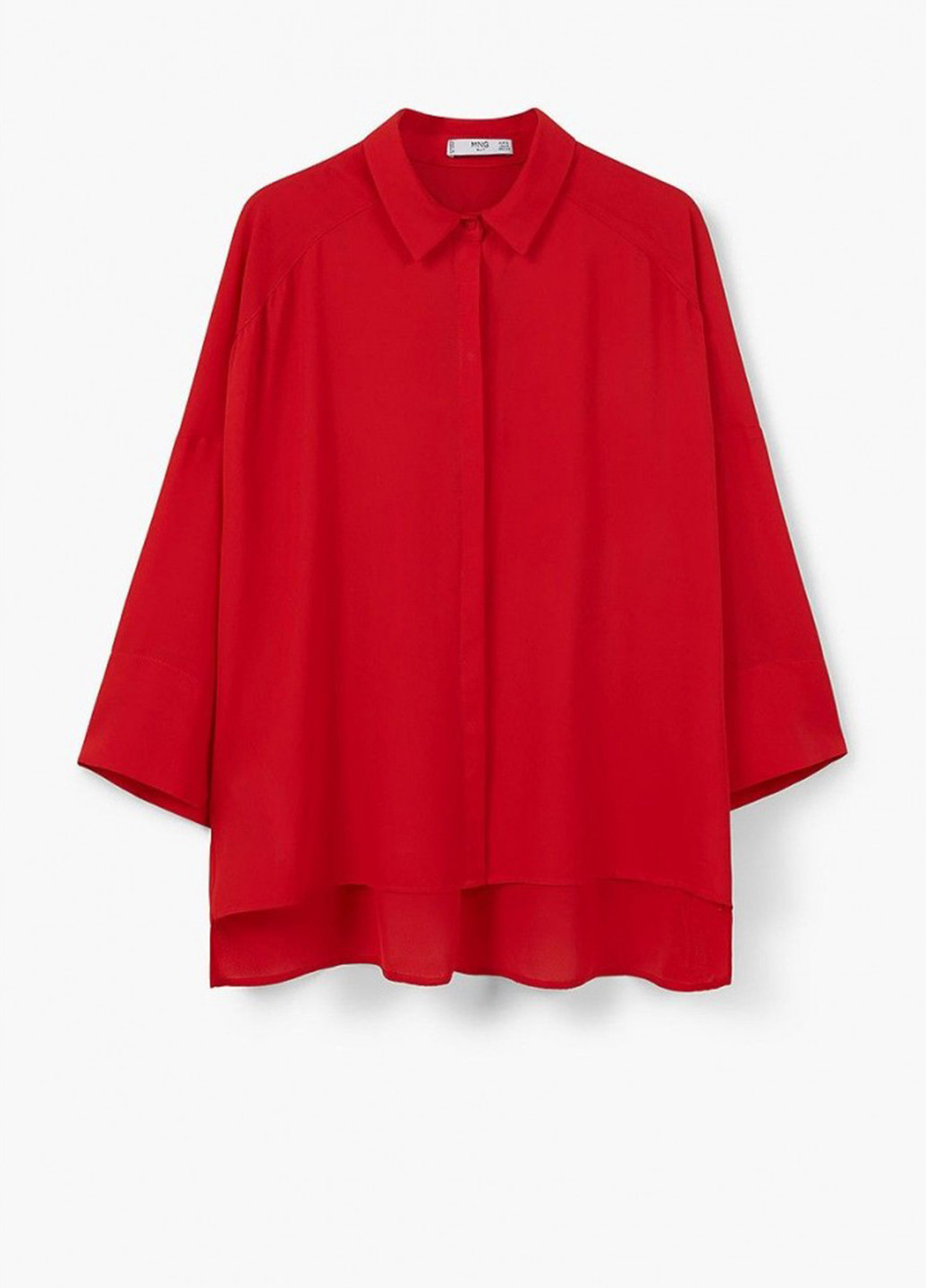 Красная демисезонная блуза Mango