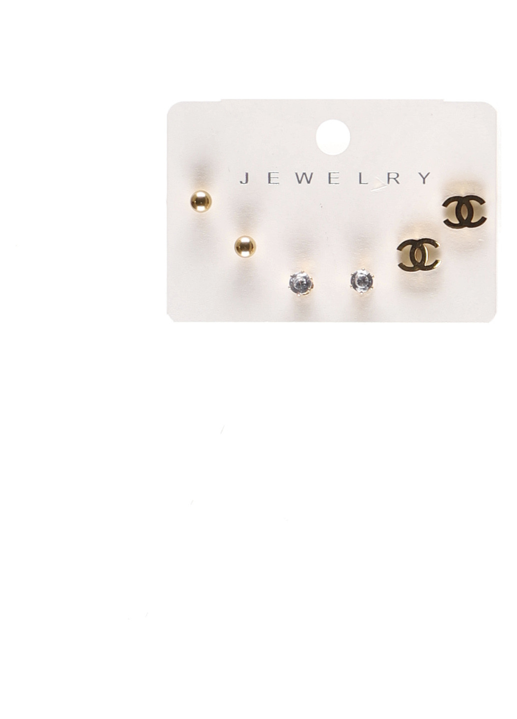 Серьги (3 пары) No Brand (340453726)