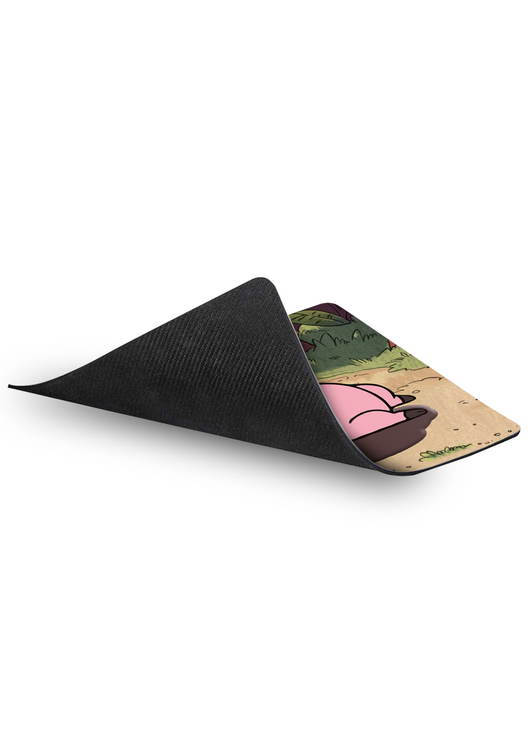 Килимок для мишки Пухля Гравіті Фолз (Waddles Gravity Falls) (25108-2626) 22х18 см MobiPrint (222995271)