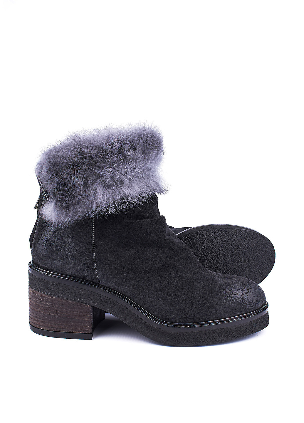 Зимние ботинки Fru.it с мехом из натуральной замши