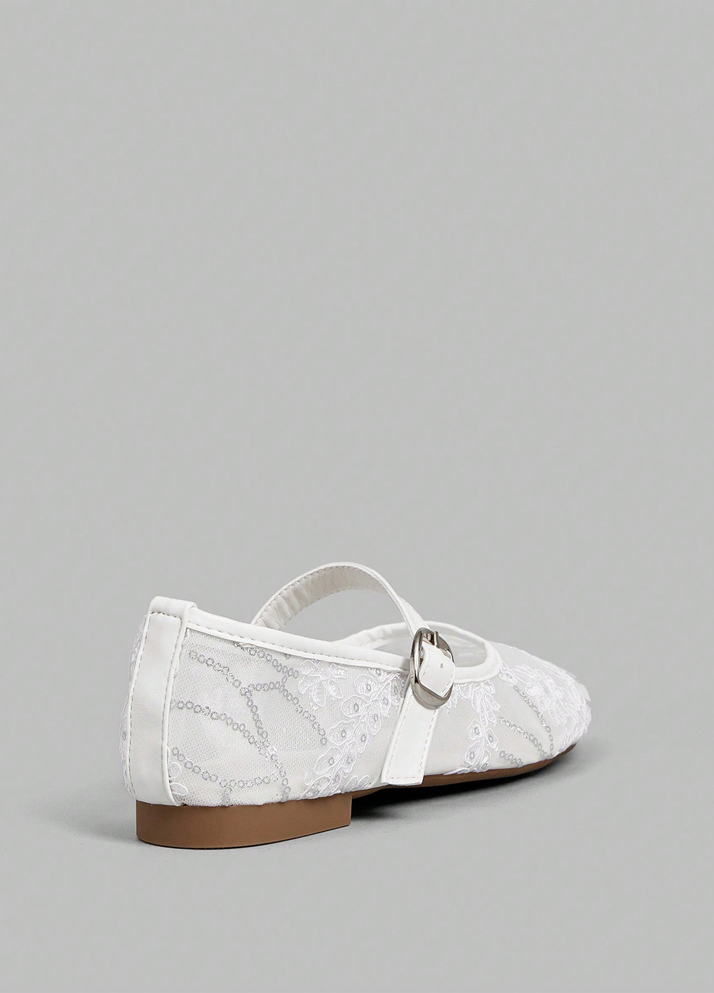 SHEIN Туфлі мері джейн білий з поліуретан, китай — літо (366091137)