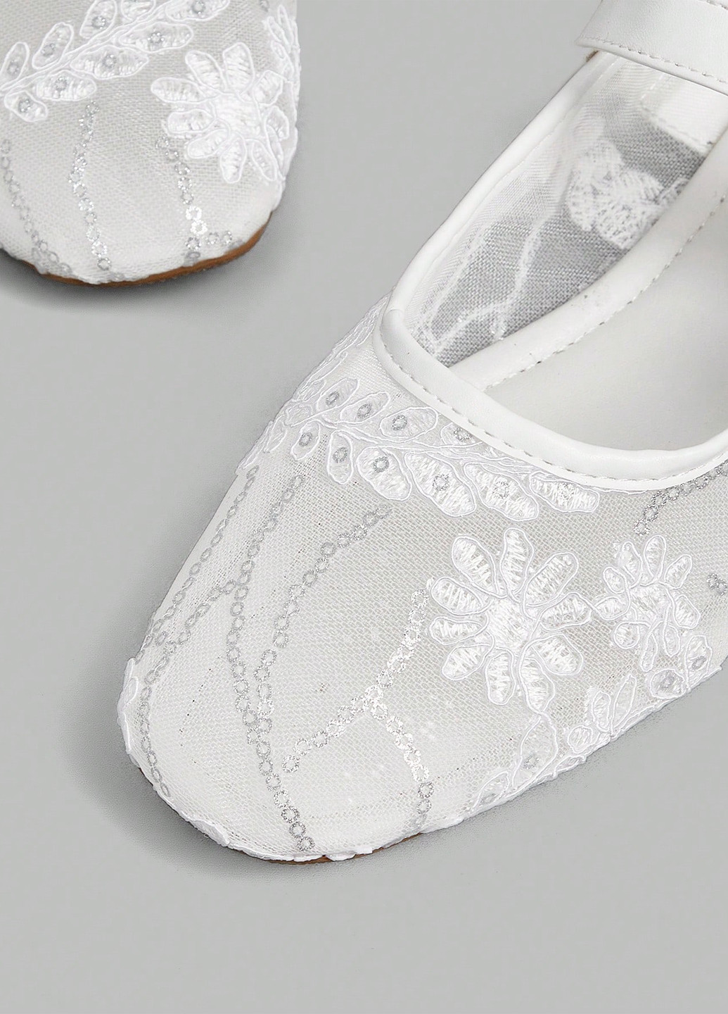 SHEIN Туфлі мері джейн білий з поліуретан, китай — літо (366091137)