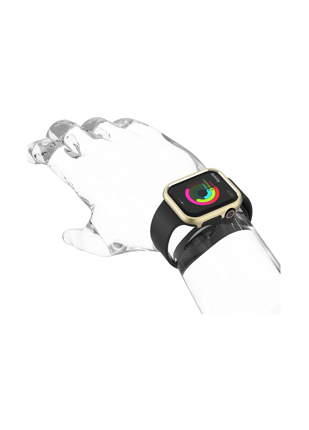 Накладка для часов Apple Watch 38/40 Aluminium Gold XoKo накладка для часов apple watch 38/40 xoko aluminium gold (143704626)