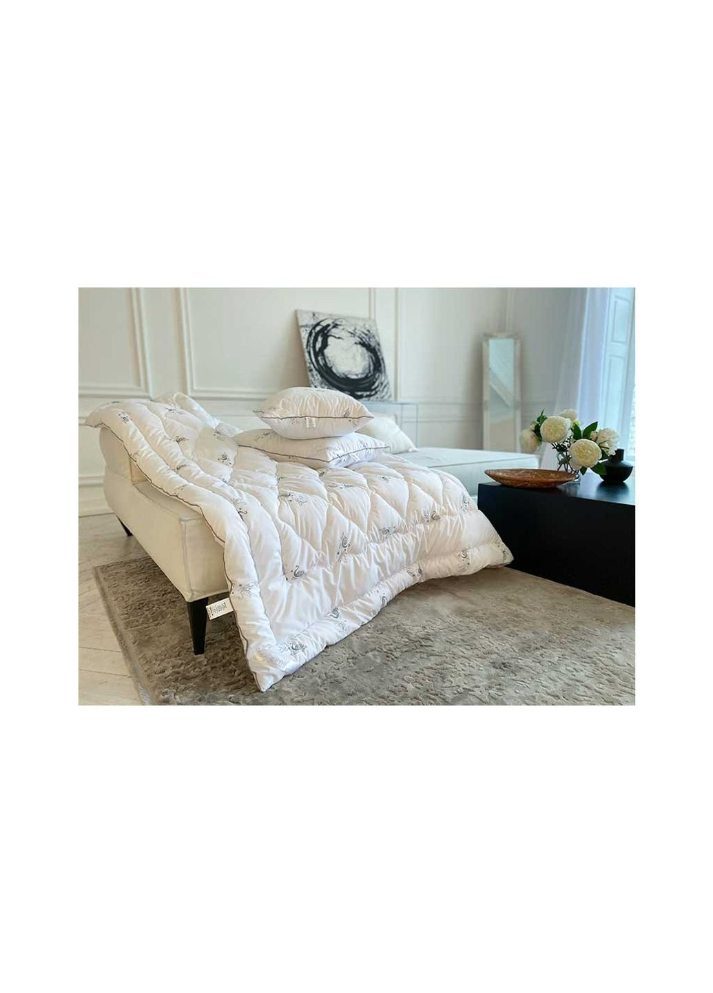 Подушка зі штучного лебединого пуху Silver Swan 40х60 см (309.52_Silver Swan) Руно (254072226)