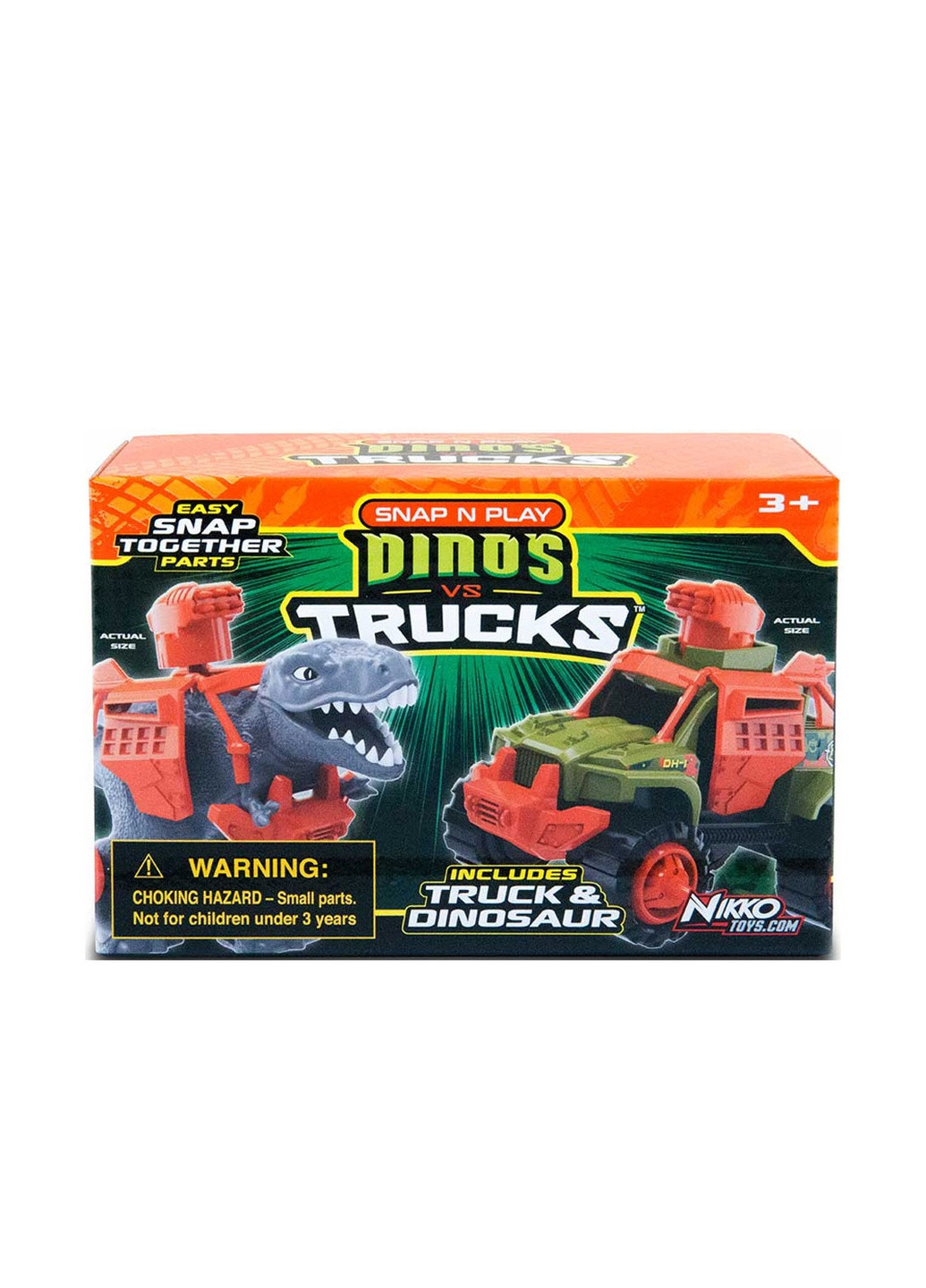 Ігровий набір – машинка та динозавр T-Rex grey Road Rippers (255597307)