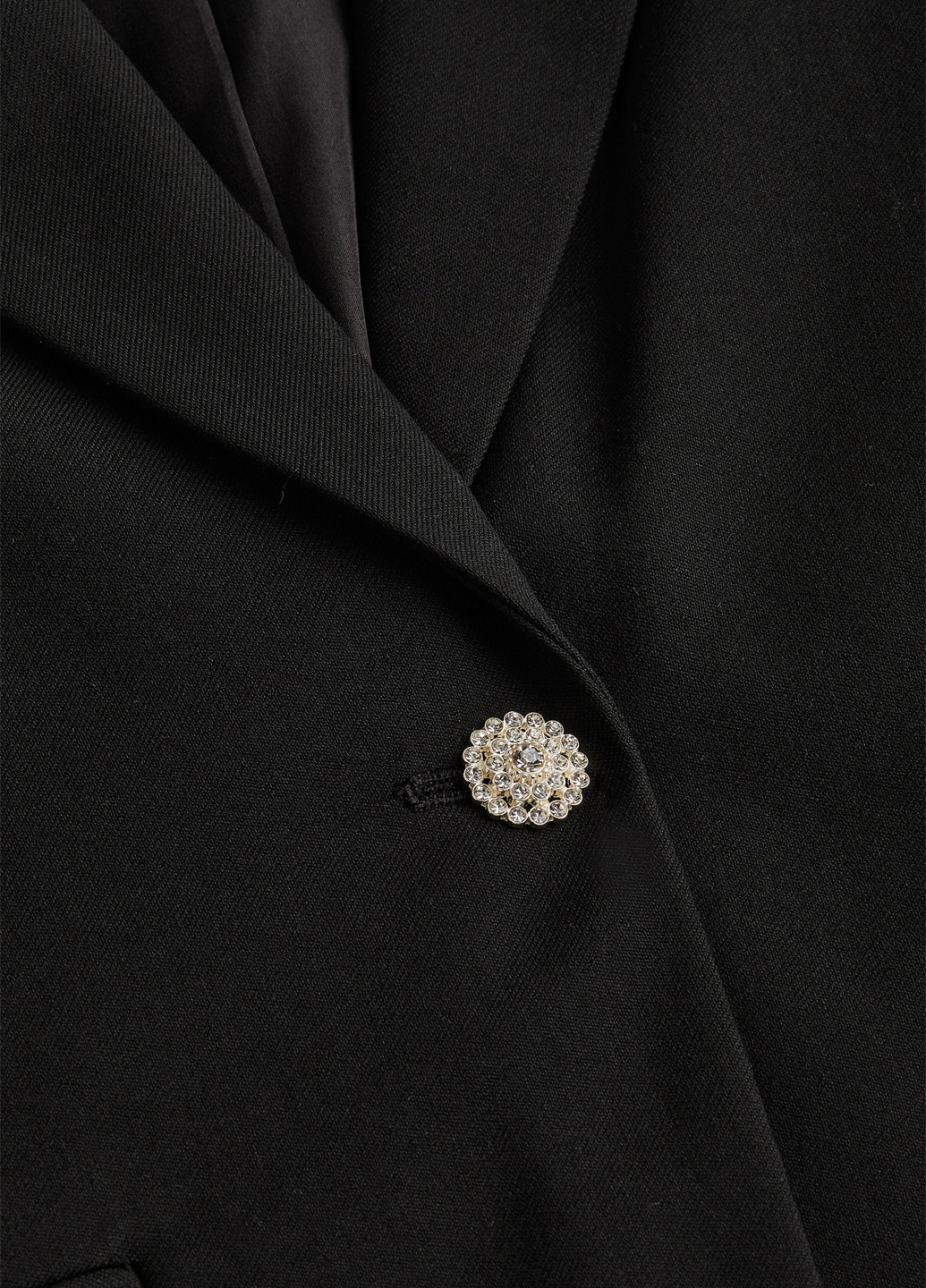 Черный женский жакет H&M однотонный - демисезонный