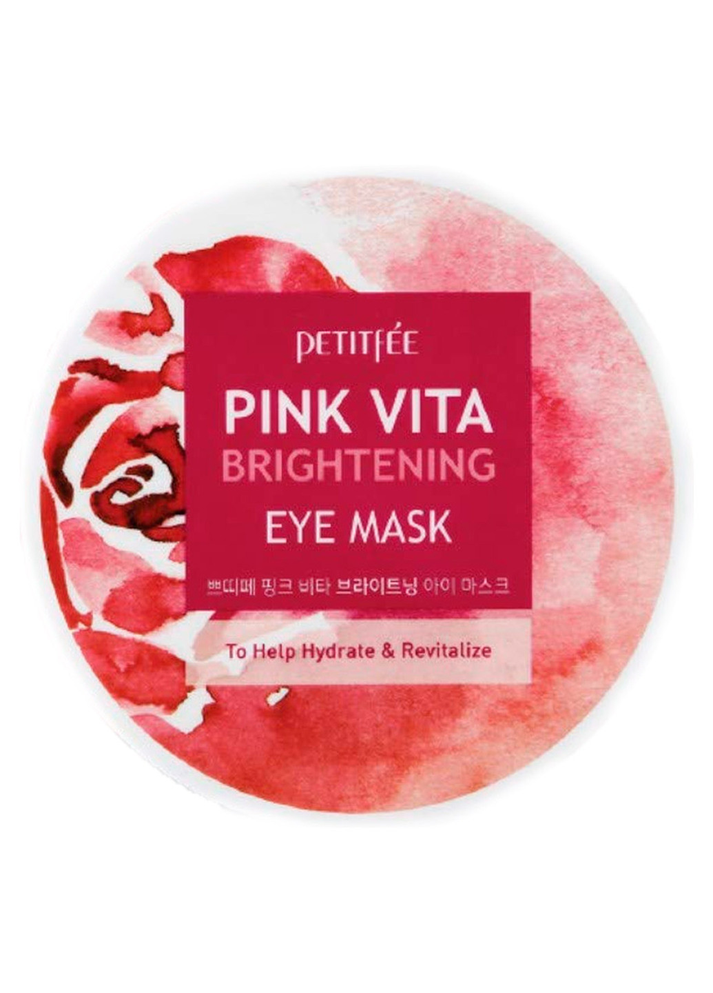 Освітлюючі патчі під очі на основі есенції рожевої води Pink Vita Brightening Eye Mask (60 шт.) Petitfee & Koelf не определен (201783379)