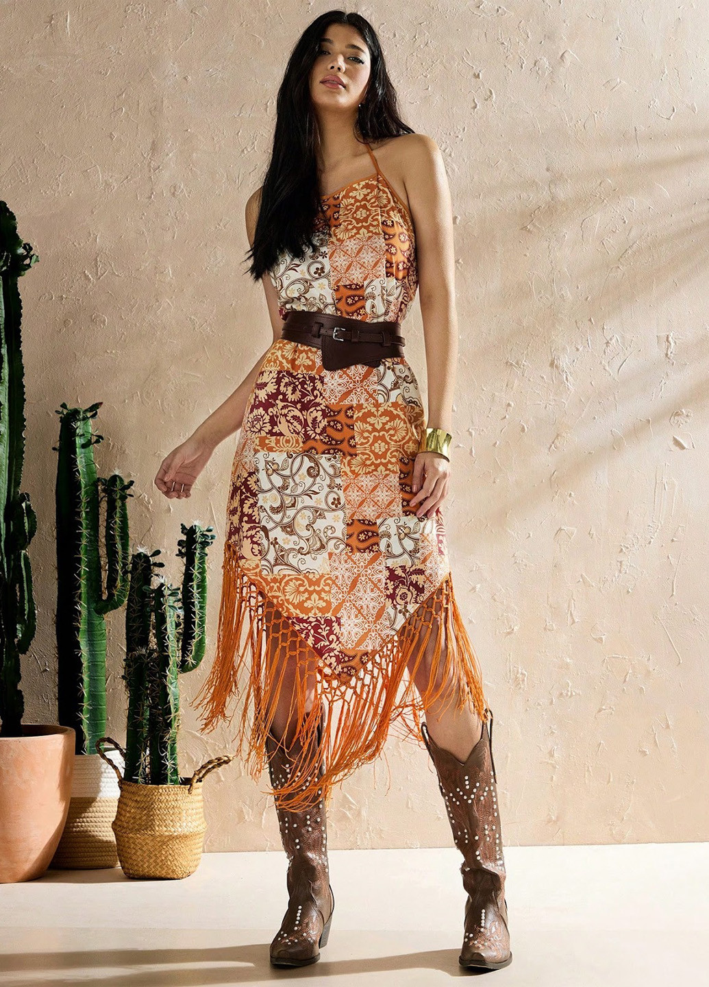 Комбінована кежуал сукня з відкритою спиною SHEIN з квітковим принтом