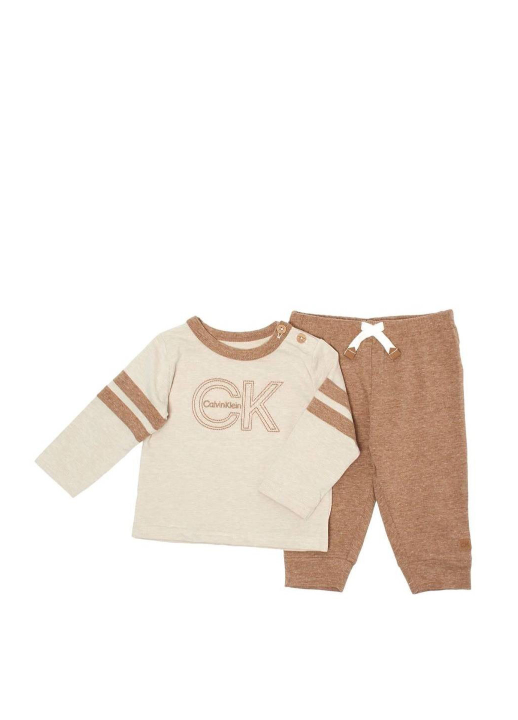 Комбинированный демисезонный комплект (лонгслив, брюки) Calvin Klein