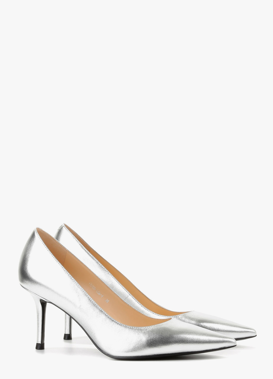 Le'BERDES Туфлі туфлі-човники срібний з натуральна шкіра, україна — демісезон (322646259)