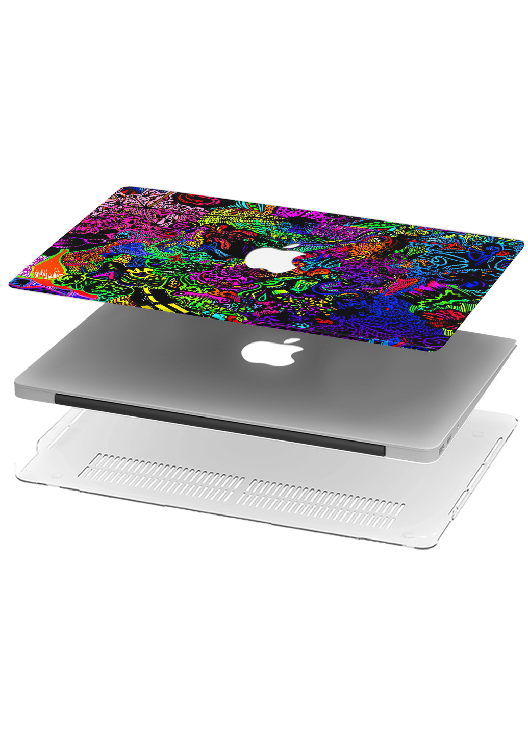 Чохол пластиковий для Apple MacBook Pro 13 A1706 / A1708 / A1989 / A2159 / A1988 Abstraction Psychedelic (9648-2709) MobiPrint (219125987)