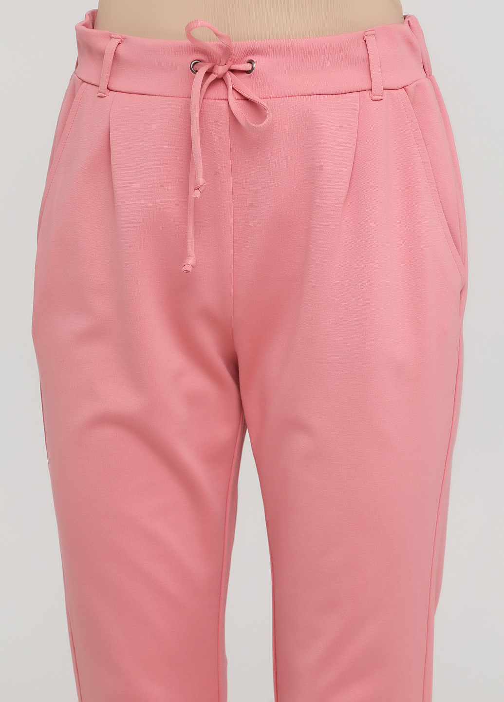 Розовые спортивные демисезонные зауженные брюки Gina Benotti