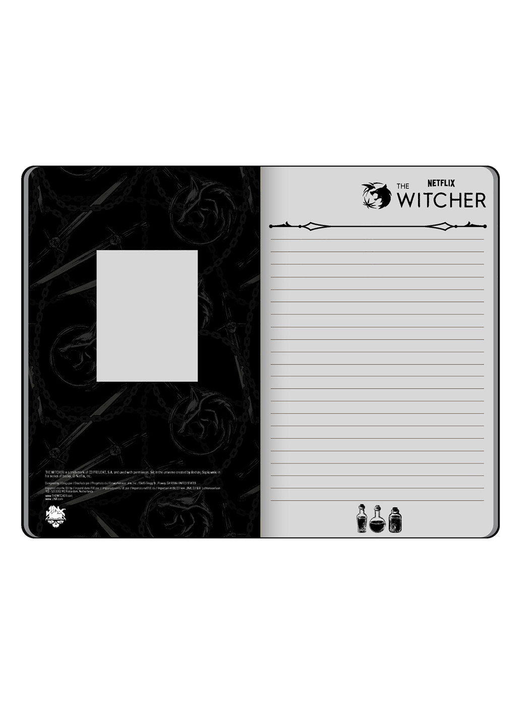 Блокнот Netflix The Witcher - Grimoire Of A Witcher Journal JINX (251973225)