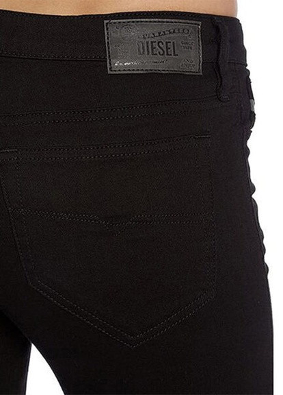 Черные кэжуал демисезонные брюки Diesel