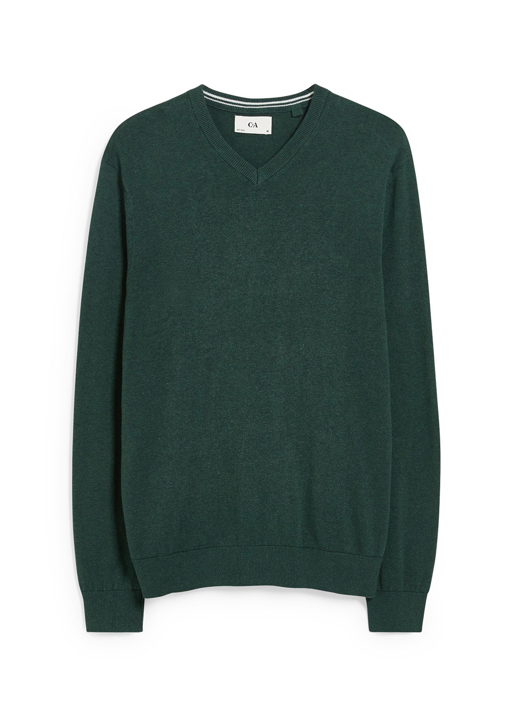 Темно-зеленый демисезонный пуловер пуловер C&A