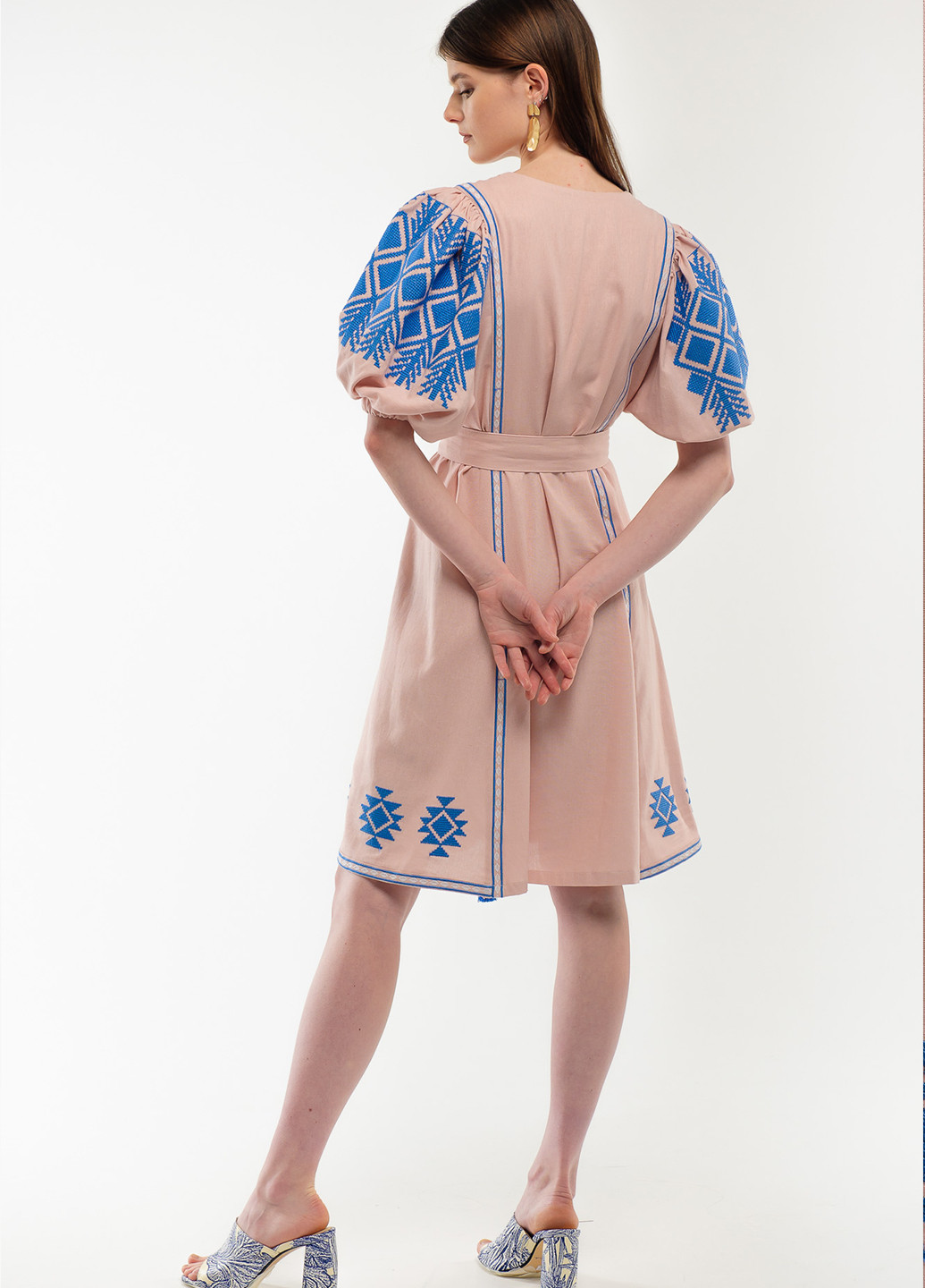 Платье вышиванка Мылося розовое 2KOLYORY (215134647)
