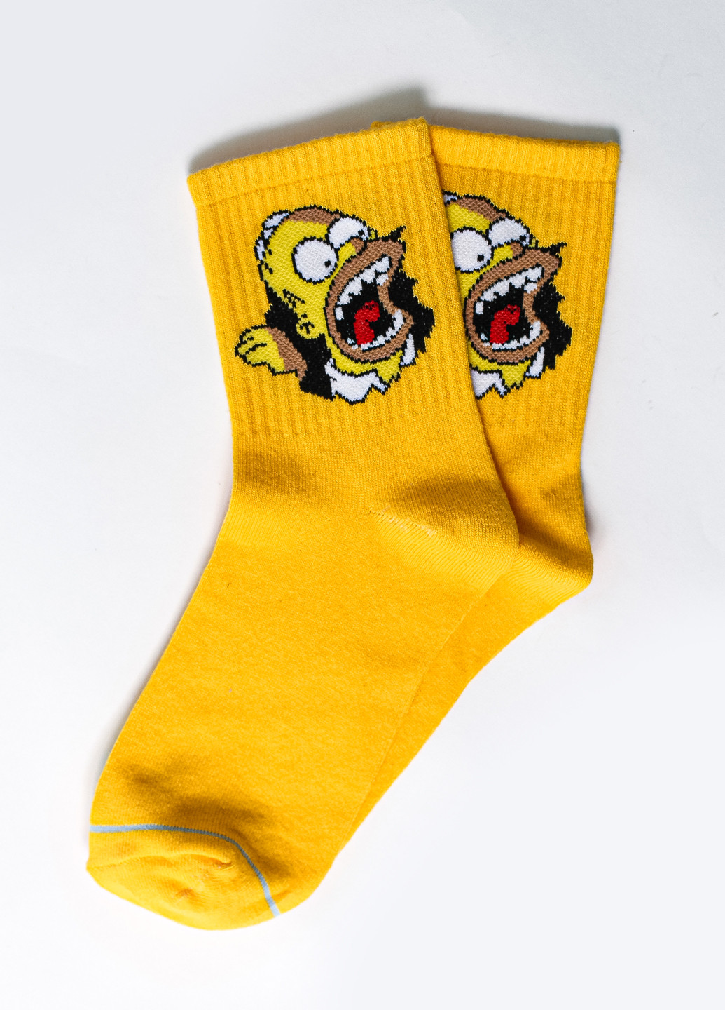 Шкарпетки Сімпсони. Гомер 222-91 Crazy Llama`s жовті повсякденні