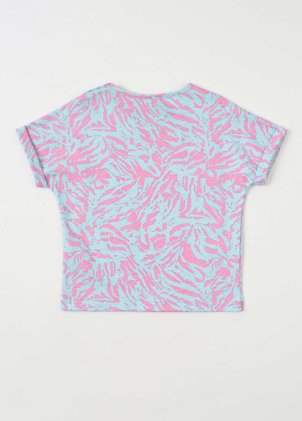 Мятная летняя футболка KRAKO