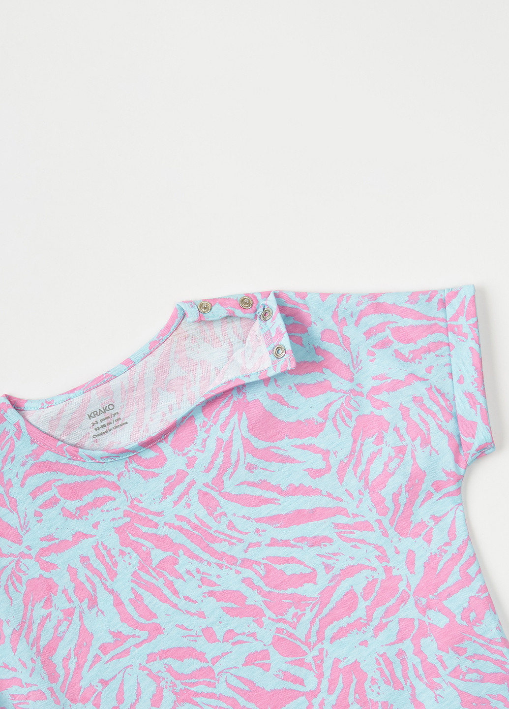 Мятная летняя футболка KRAKO