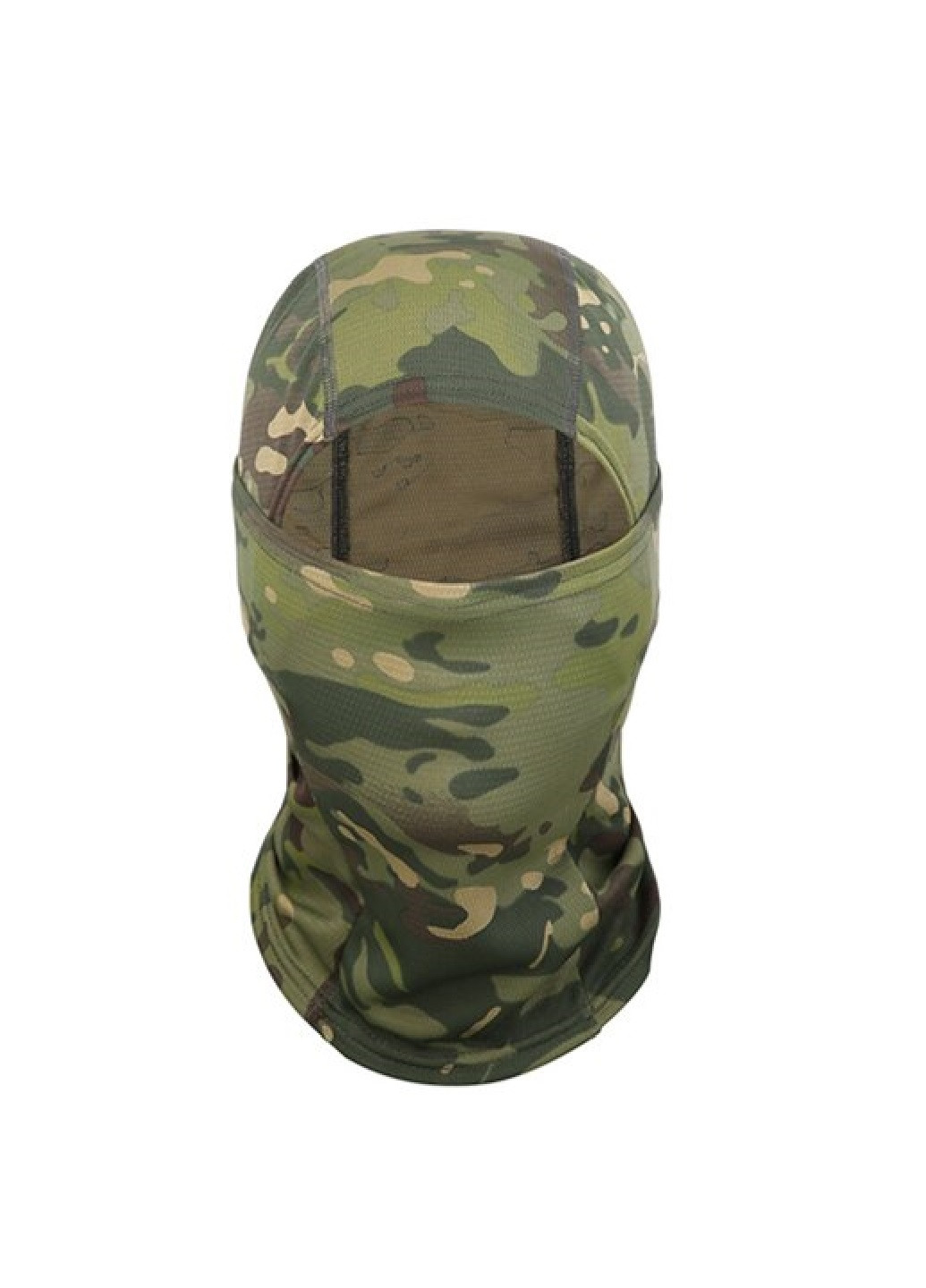 Unbranded балаклава маска подшлемник бафф тактическая из шелковой ткани окружность головы 48-58 см (56336-нов) камуфляжный зеленый полиэстер производство -
