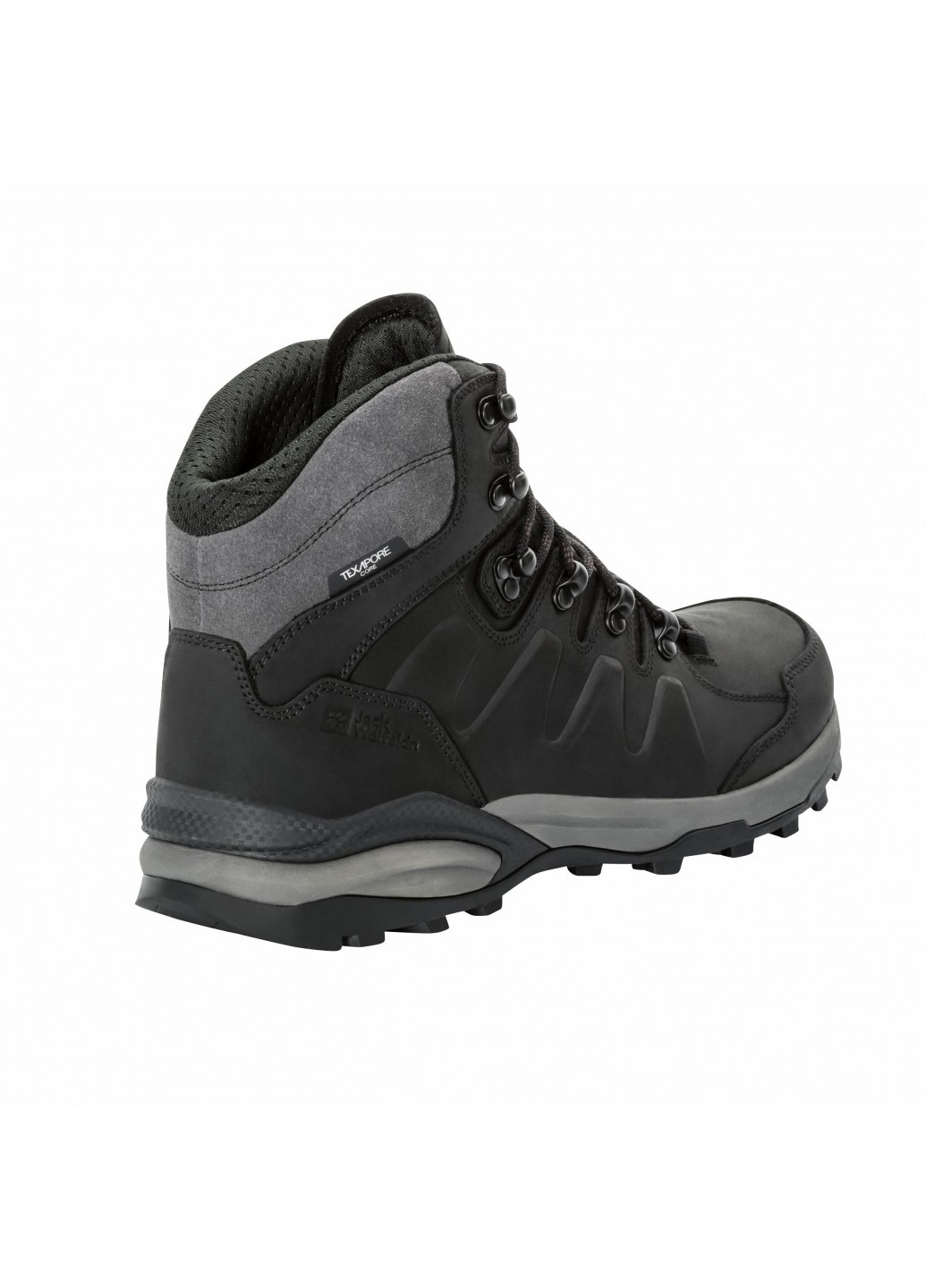 Темно-серые осенние ботинки хайкеры Jack Wolfskin