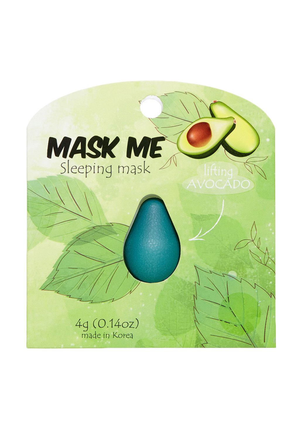 Маска ночная подтягивающая для лица "Авокадо" Sleeping Mask 4 г Beauty Bar (88102079)