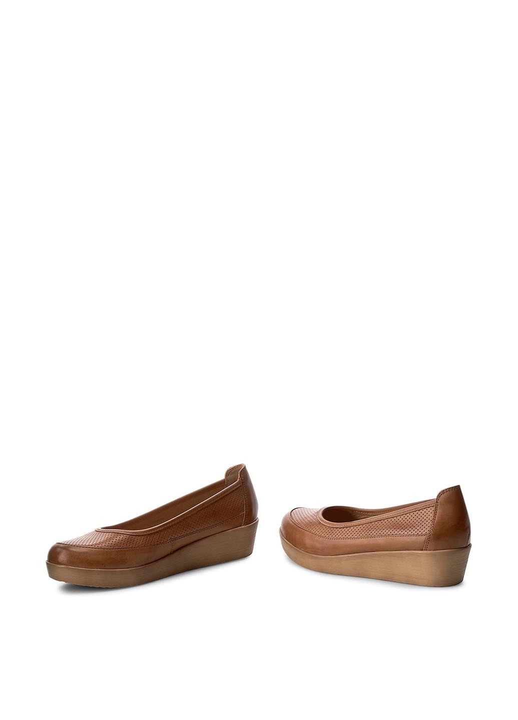 Напівчеревики _comfort Lasocki RST-1491-05 туфлі-човники однотонні коричневі кежуали