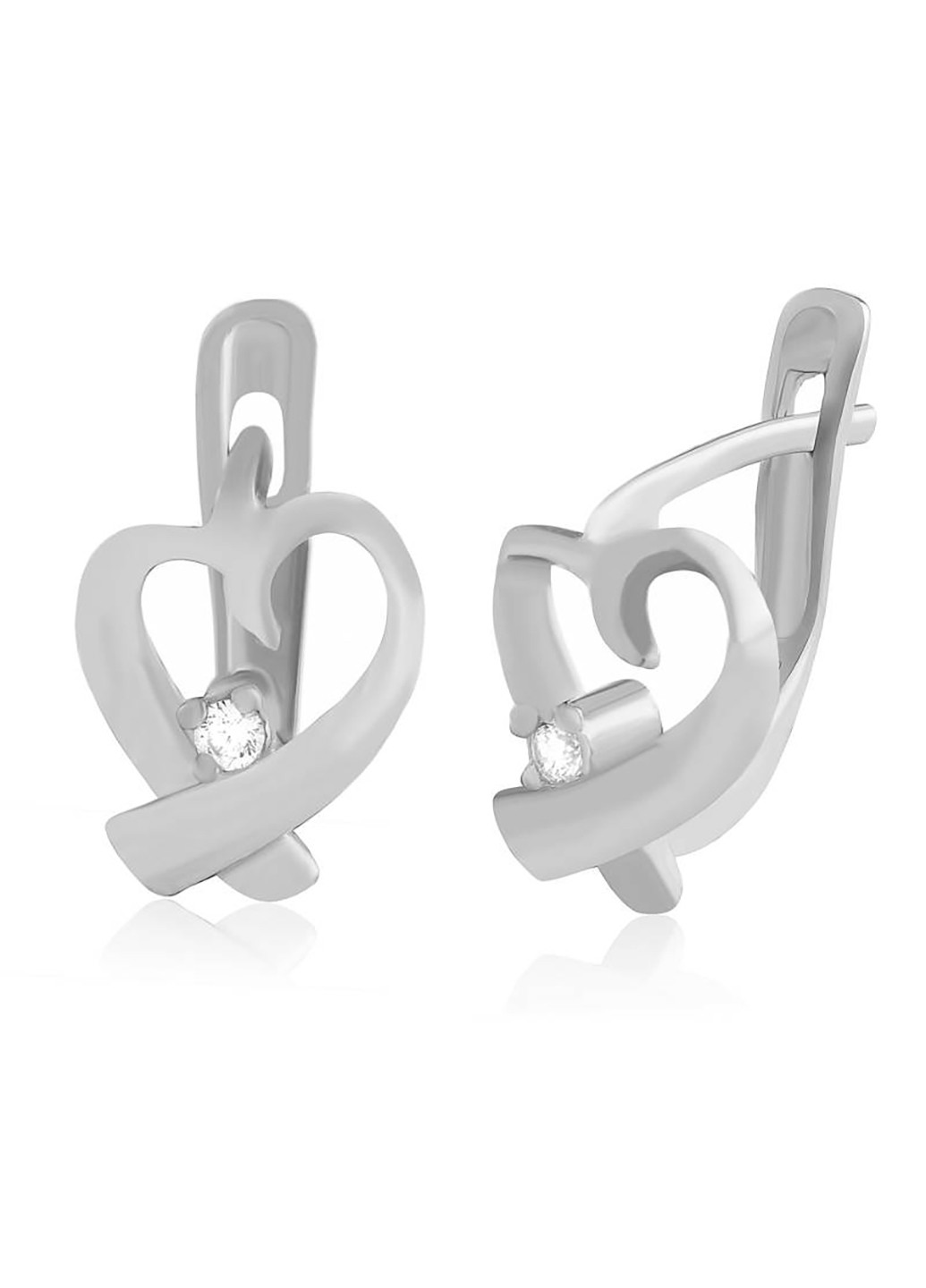 Серебряные серьги с фианитами с2ф/024 Silvex925 (201169605)