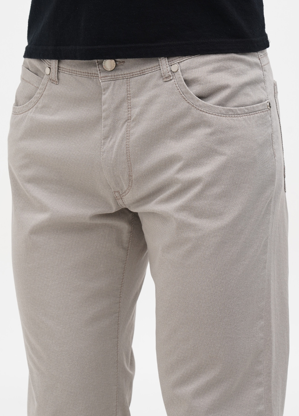 Бежевые кэжуал демисезонные прямые брюки Lagrand