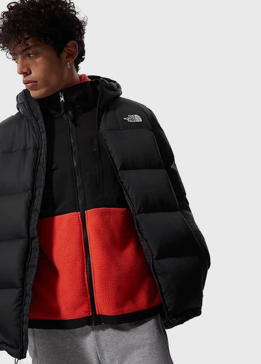 Чорний зимній Пуховик The North Face