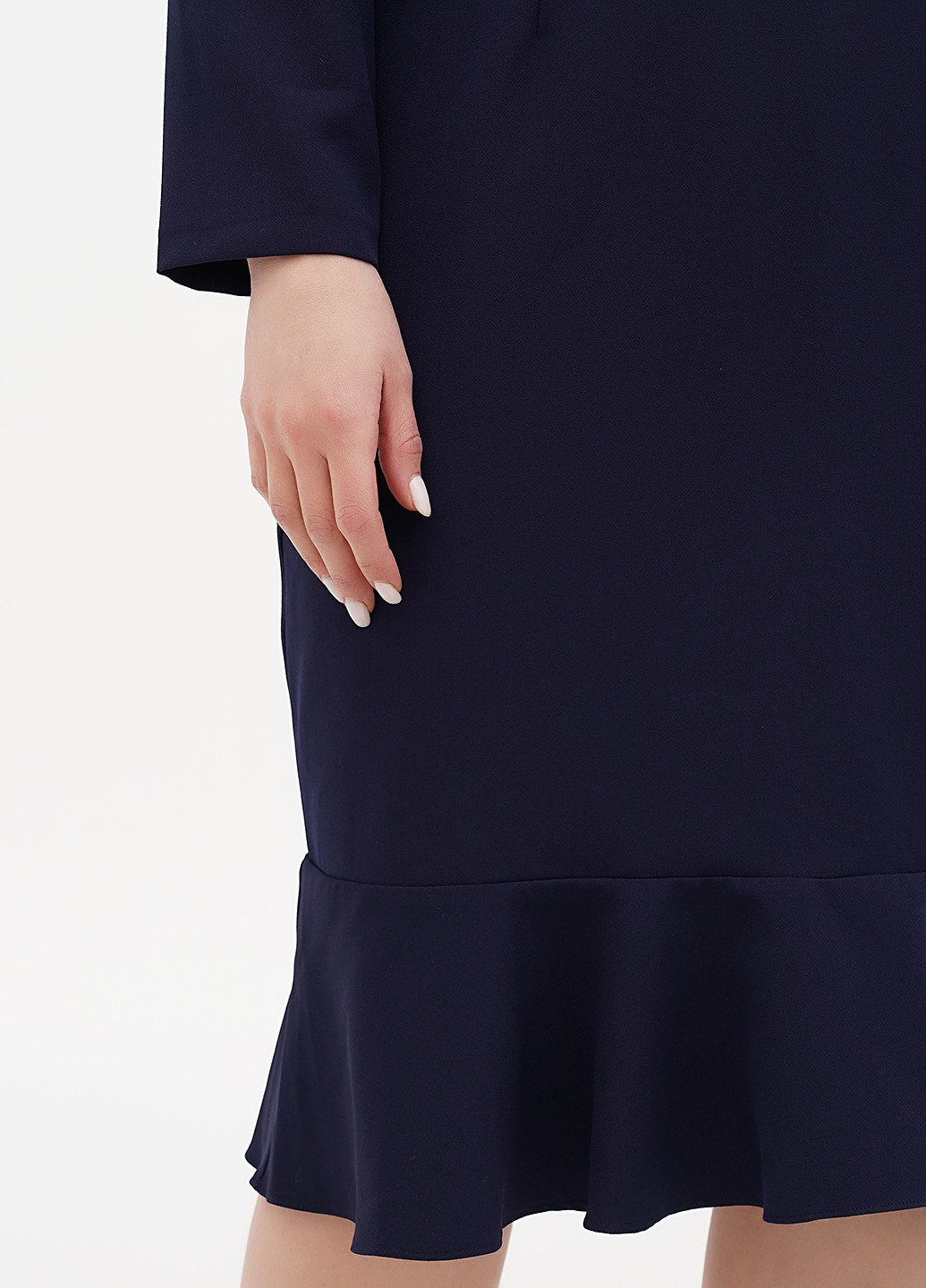 Темно-синя кежуал сукня годе Sassofono однотонна