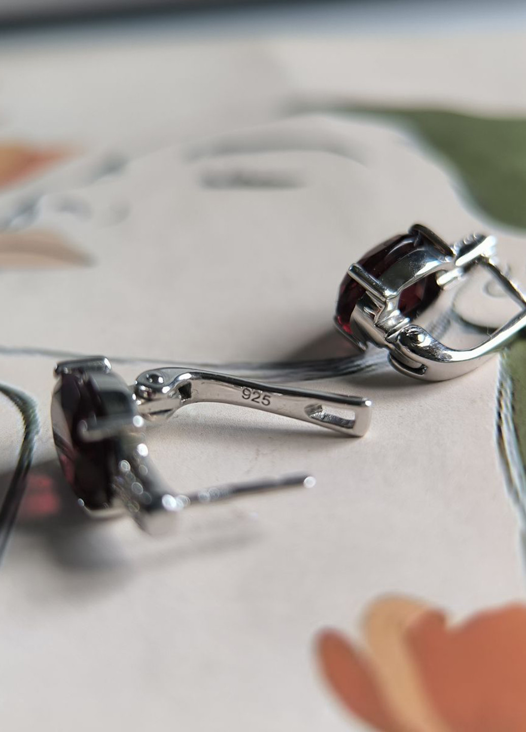 Серьги Silver Flame (354214482)