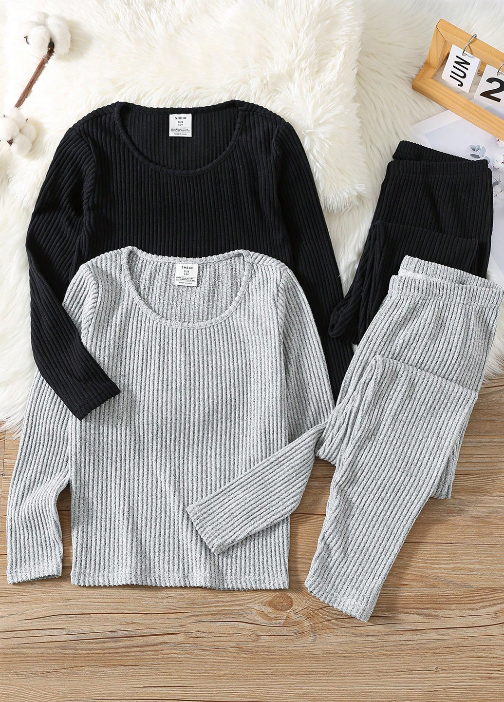 Комбінована всесезон піжами (лонгслів, штани) лонгслів + брюки SHEIN