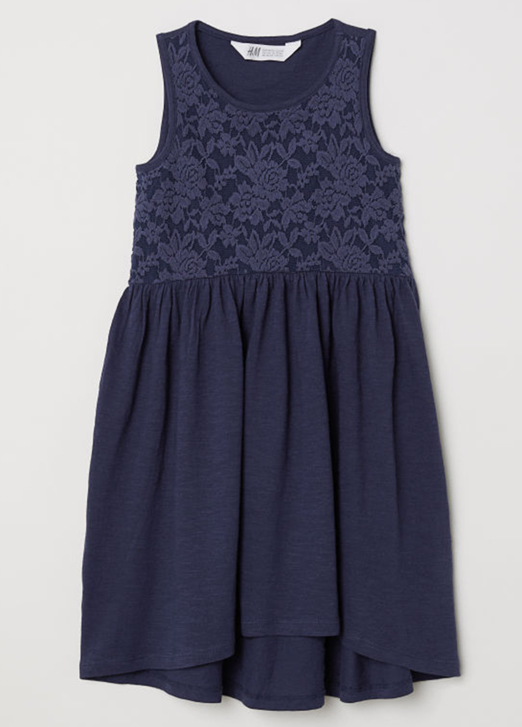 Тёмно-синее платье H&M (111900392)
