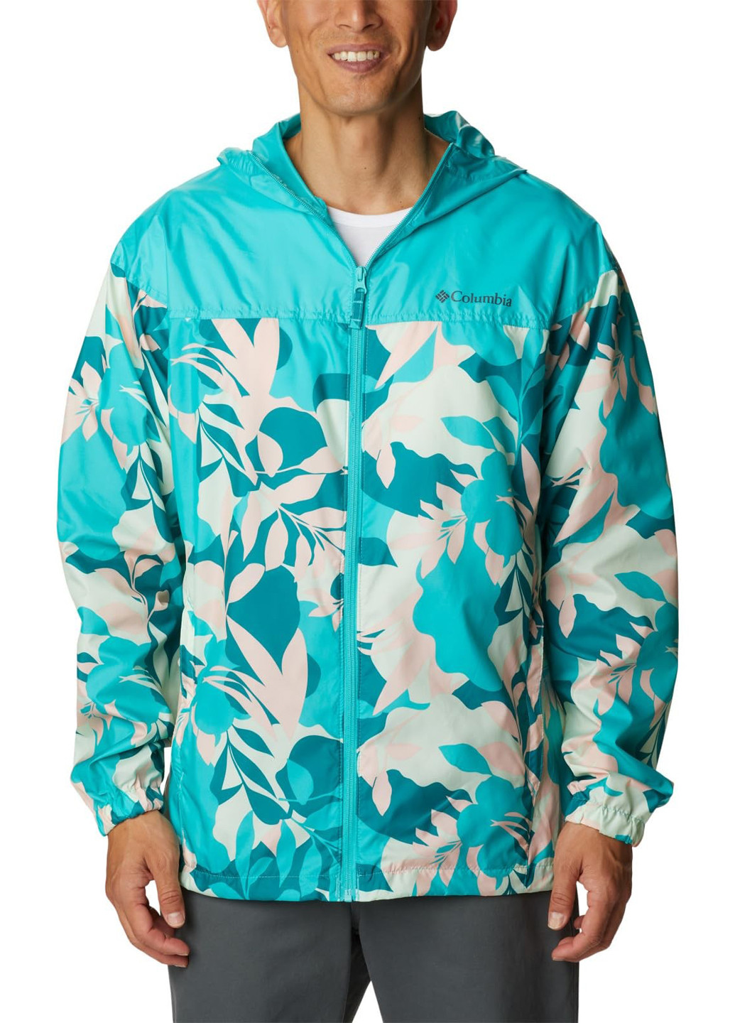 Бірюзова демісезонна вітровка Columbia