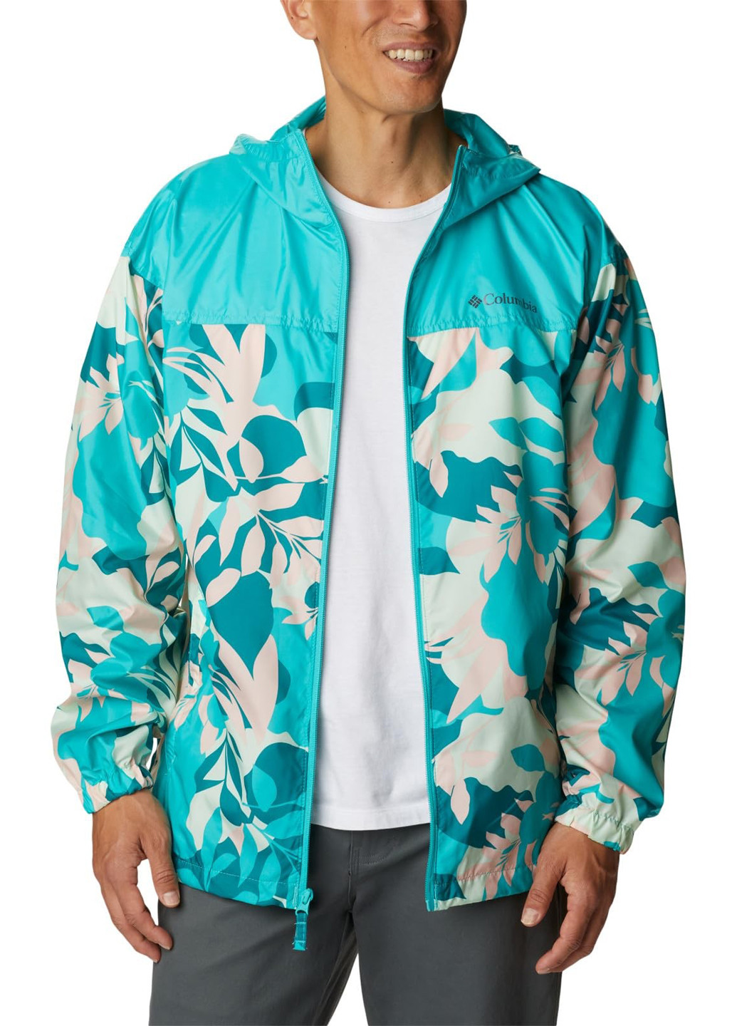 Бірюзова демісезонна вітровка Columbia