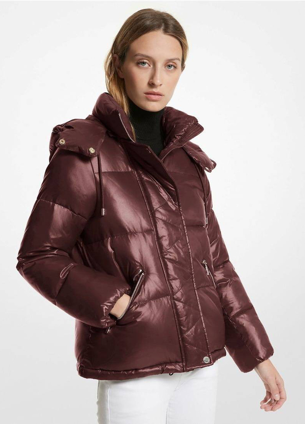 Бордова демісезонна куртка куртка-піджак Michael Kors